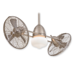 Minka Aire Gyro Wet F402-BNW - LED - 42" Ceiling Fan Brushed Nickel Wet