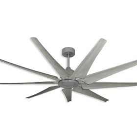 TroposAir Liberator - 72" WiFi-Enabled-Indoor/Outdoor Ceiling Fan Brushed Nickel - Stone Blades