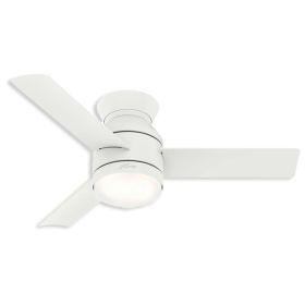 44" Hunter Dublin Indoor Ceiling Fan With LED Module - 50022 - Matte White
