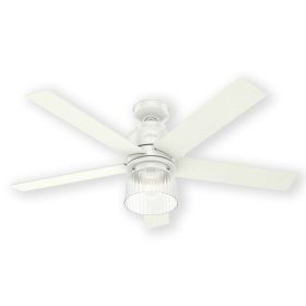 Hunter Grove Park 50341 52" Indoor LED Ceiling Fan Fresh White