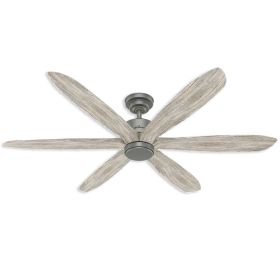 58" Hunter Rhinebeck indoor Ceiling Fan 50778 - Matte Silver