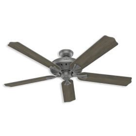 60" Hunter Royal Oak indoor Ceiling Fan 51119 - Matte Silver