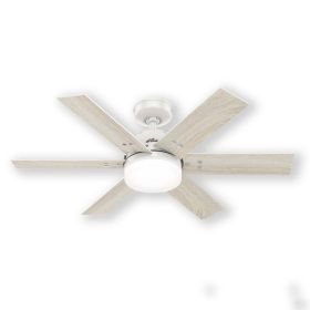 Hunter Pacer 51205 44" indoor LED Ceiling Fan Fresh White