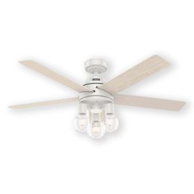 Hunter Hardwick 51332 52" Indoor LED Ceiling Fan Fresh White
