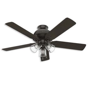 52" Hunter River Ridge Outdoor Ceiling Fan With LED Module - 51365-P
