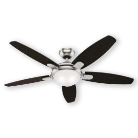 Hunter Contempo II 59476 54" Indoor LED Ceiling Fan Brushed Nickel
