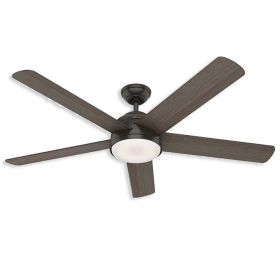 60" Hunter Romulus indoor Ceiling Fan With LED Module - 59485 - Noble Bronze