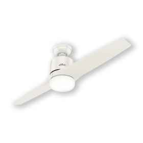 Hunter Leiva 59555 54" Indoor LED Ceiling Fan Fresh White
