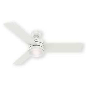 Hunter Exeter 59594 54" Indoor LED Ceiling Fan Fresh White
