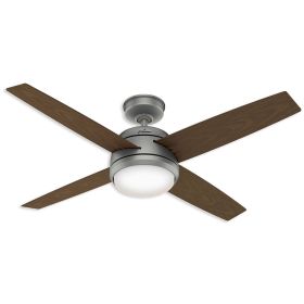 Hunter Oceana 59616 52" Outdoor LED Ceiling Fan Matte Silver