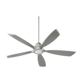 Quorum 66565-65 HOLT 56" w/ LED Contemporary Ceiling Fan - Satin Nickel