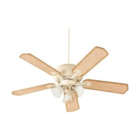 Quorum 78525-1970 CHATEAUX 52" Three Lights Transitional Ceiling Fan - Persian White