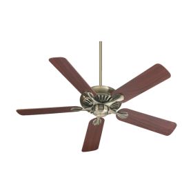Quorum 91525-4 PINNACLE 52" Traditional Ceiling Fan - Antique Brass