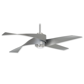 Minka Aire Artemis IV Ceiling Fan - Brushed Nickel