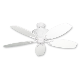 52" Centurion Ceiling Fan - Pure White w/ Pure White Blades