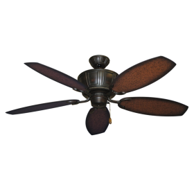 52" Centurion Ceiling Fan - Oil Rubbed Bronze w/ Aged Mahogany Blades
