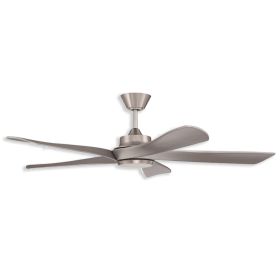52" Craftmade Captivate DC Outdoor Ceiling Fan - brushed polished nickel finish