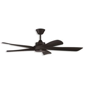 52" Craftmade Captivate DC Outdoor Ceiling Fan - flat black finish