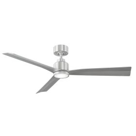 WAC Smart Fans F-003L-BA CLEAN 52" Ceiling Fan w/ LED Light - Brushed Aluminum