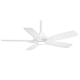 Minka Aire Dyno - F1000-WH - 52" 5-Blade Indoor Ceiling Fan-White Finish with White Finish Blades and LED light kit