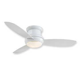 Minka Aire Concept II Wet F474L-WH - LED - 52" Ceiling Fan White