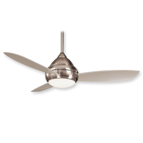 Minka Aire Concept I F476L-BNW - LED - 52" Ceiling Fan Brushed Nickel Wet