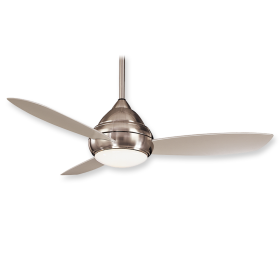 Minka Aire Concept I Wet F477L-BNW - LED - 58" Ceiling Fan Brushed Nickel Wet
