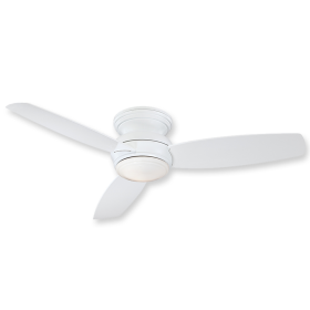 Minka Aire Traditional Concept F594L-WH- 52" LED  Ceiling Fan White
