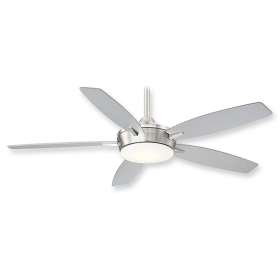 Minka Aire Espace F690L-BN/SL - LED - 52" Ceiling Fan Brushed Nickel