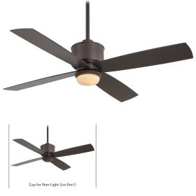Minka Aire F734L-ORB Strata 52" Four Blades w/ LED Ceiling Fan - Oil Rubbed Bronze
