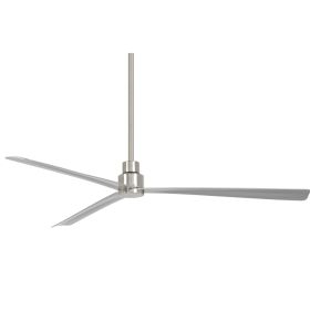 Minka Aire F789-BNW SIMPLE 65" Three Blades Ceiling Fan - Brushed Nickel Wet