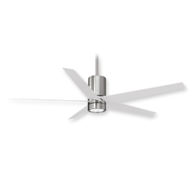 Minka Aire Symbio F828-BN/WH - LED - 56" Ceiling Fan Brushed Nickel