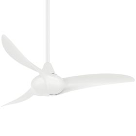 Minka Aire F854-WH WAVE 44"Three Blades Ceiling Fan - White