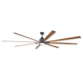 100" Craftmade Fleming Espresso Finish with Mesquite Blades and Light Kit