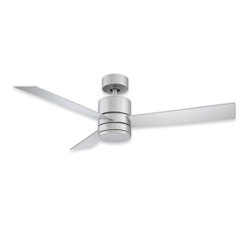 52" Modern Forms Axis Titanium Silver Finish with Titanium Silver Blades and Cap