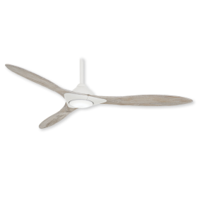 Minka Aire F868L-WHF - Flat White w/ Seasoned Wood Blades