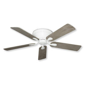 52" Stratus Ceiling Fan - Pure White with Driftwood Blades