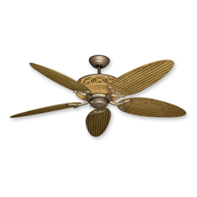 Tiki Ceiling Fan - ABS Outdoor Bamboo Blades